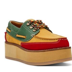 Steve Madden WOMEN'S BENETT PLATFORM LOAFER FLATS IN MULTI